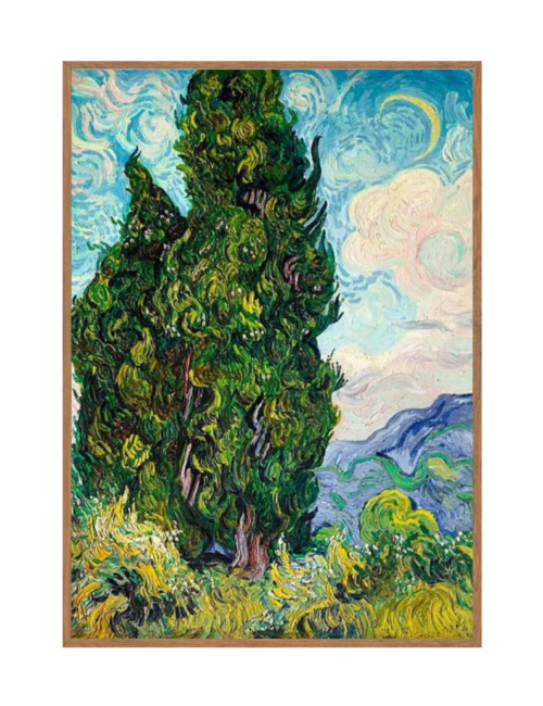 Tranh-Cây-Bách-Van-Gogh-Mã-VG75-GND