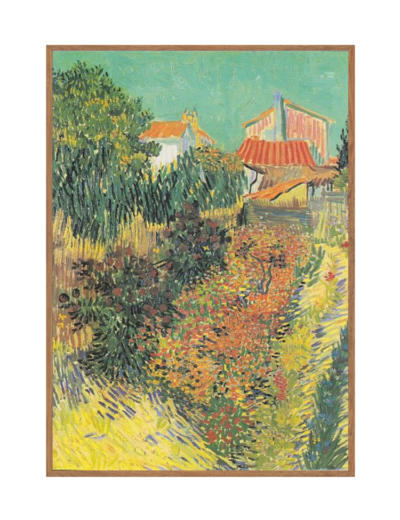 Garden-Behind-a-House-của-Van-Gogh-Mã-VG78