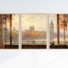 Bộ-3-tranh-Cửa-Sổ-Phong-Cảnh-London-Mã-CS16