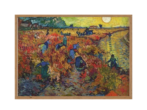 Bức-Vườn-Nho-Đỏ-Của-Van-Gogh-VG28-GND