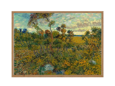 Hoàng-hôn-ở-Montmajour-Của-Van-Gogh-Mã-VG29