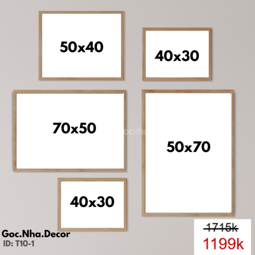 Bộ 5 Tranh Decor Phòng Bếp Mã T107 - Hình ảnh 4