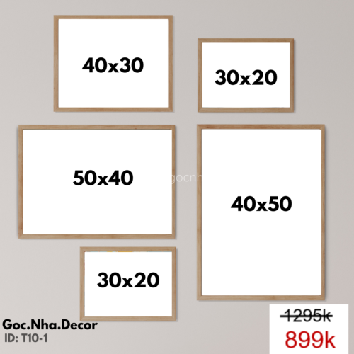Bộ 5 Tranh Decor Phòng Bếp Mã T107 - Hình ảnh 3