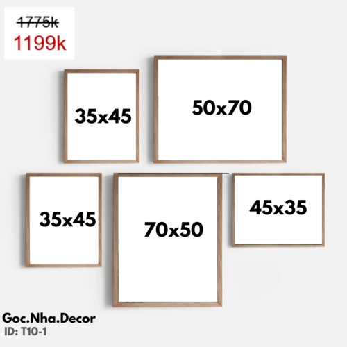Bộ 5 Tranh Trang Trí Phòng Bếp Mã T105 - Hình ảnh 4